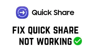 How To Fix Quick Share Not Working | How To Fix Quick Share Not Working Problem Solve