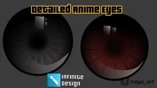 INFINITE DESIGN || SECRET TO HYPER REALISTIC VECTOR CARTOON EYES #Cartoon #draweyes #infinitedesign