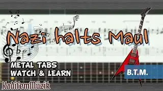 B.T.M.-Nazi halts Maul Easy Electric Guitar Tutorial Tabs