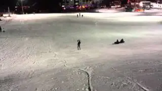 Skiless skiing :)