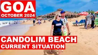 Goa | Candolim Beach - October 2024 | Situation Update | Shacks Watersports | Goa Vlog | North Goa