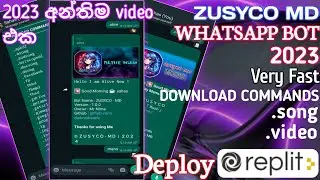 How to free deploy whatsapp bot | Whatsappp bot deploy on  Replit | ZUSYCO MD Whatsapp BOT