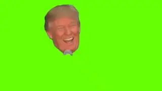 Trump Green Screen Laughing - Chroma Key