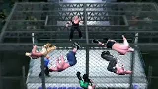 wwe trish stratus throwing superstars from hell in a cell from wwe smackdown here comes the pain