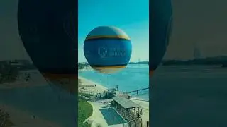 Dubai Hot Air Balloon over the Palm Jumeirah at Sunrise