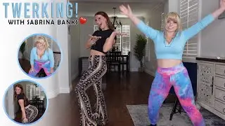 TEACHING SABRINA BANKS HOW TO TWERK 