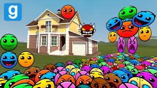 Lobotomy Dash Nextbots Vs Houses In Garry's Mod!!