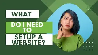 Everything You Need to Know And What You Need To  Set Up a Website (Step-by-Step)!#website