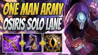 ONE MAN ARMY! Osiris Solo Gameplay | SMITE Conquest