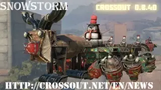 Crossout live stream of Christmas event Snowstorm