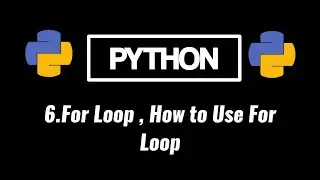 For Loop In Python | How To Use Loops In PYTHON | Python Basic | Python Codeicted