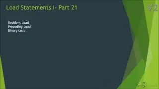 Qlikview Resident load, Preceding load and Binary load 