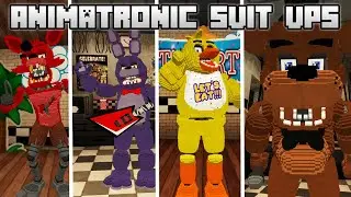 FNAF 1 All Animatronics POV in Minecraft (+2 Animatronic) [Dany Fox Addon]