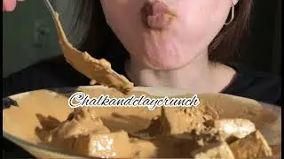 ASMR  shelk melk edit  video shelk melk eating chalk woth turkestan  clay paste