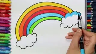 Gökkuşağı nasıl çizilir ve renklendirilir❤❤
