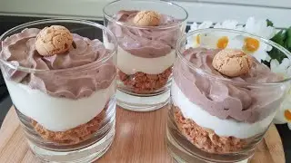 Dessert in 5 minutes! You will make this dessert every day! Simple and delicious