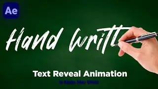 "Mastering Handwritten Text Reveal Animation in After Effects | Step-by-Step Tutorial"