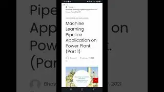 Machine Learning Pipeline Application on Power Plant.
