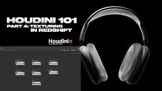 Houdini 101: Intro to texturing in Houdini 19 & Redshift - Part 4