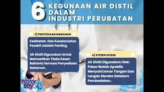 6 KEGUNAAN AIR DISTIL DALAM INDUSTRI PERUBATAN