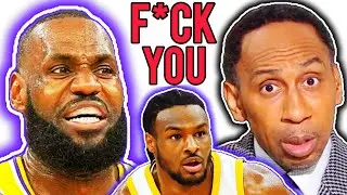 LeBron James F*CKING GOES OFF on an ESPN Reporter for asking questions about Bronny James‼️🤯🤬😤