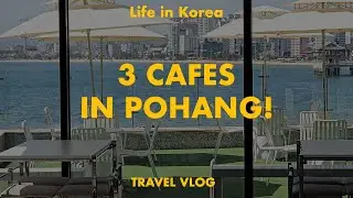 3 GREAT Cafes in Pohang! Life in Korea VLOG, CAFE TOUR!