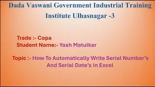 Automatically Generate Serial Numbers & Dates in Excel | Quick & Easy Guide! #excel #viralvideo