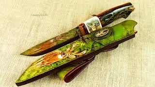 Нож  "Cervidae".    ELMAX,  RAFFIR™ + ELFORYN Super Tusk.