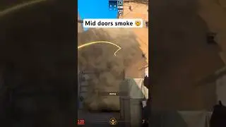 Learn this sick #dust2 mid doors smoke 👌🏽 #cs2smokes