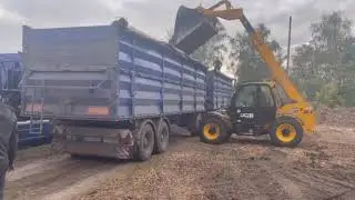 Загрузка щепы для брикетов ⚠️ пилета из щепы ⛔️