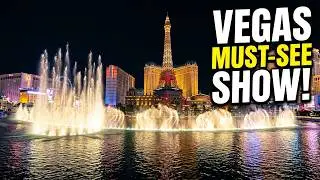 [4K] Insane Las Vegas Fountain Show At Night! (Part 1) ⛲🗼