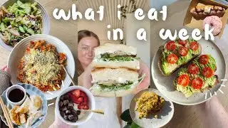 What I *realistically* eat in a week (easy vegan meals) 🍋