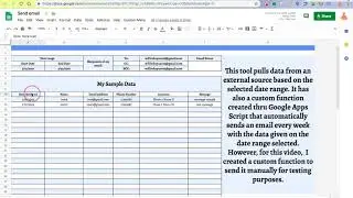 Google Apps Script - Send Email
