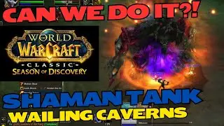 Are Shaman Tanks Good In Dungeons?? WoW Classic Season of Discovery Wailing Caverns Run