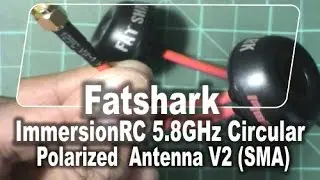 ImmersionRC 5 8GHz Circular Polarized SpiroNet Antenna V2 SMA