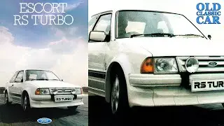 1984-1986 Ford Escort RS Turbo Series 1 brochure review, publ 1985
