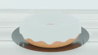 Donut in the snow