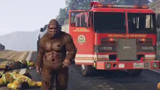 GTA Online Bigfoot Rampage Rockstar Editor Cinematic