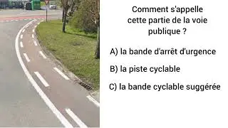 examen théorique permis B - La voie publique