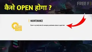 SERVER IS CURRENTLY DOWN FOR EMERGENCY MAINTAINS PLEASE TRY AGAIN LATER | GARENA FREE FIRE