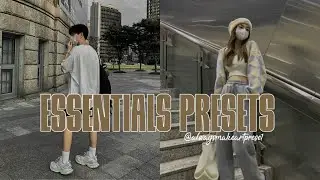 Essential Presets| How to create a clean insatagram feed ig:alwaysmakeartpresets