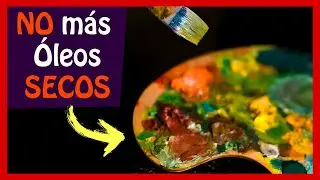 🎨Cómo evitar que tus ÓLEOS se sequen en la paleta 🎨 2024