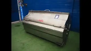 1223-76: Hubert Haas pig dehairing and descalding machine