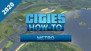 Cities Skylines - How To - Metro - 2020 -  Xbox / PS4 EP9