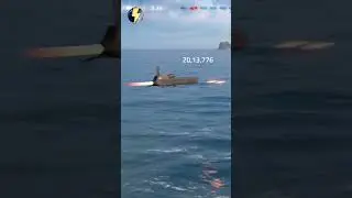 Champ missile attack, Modern Warships #shorts #modernwarships