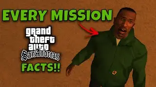 Useless but Fun Fact about Every Mission in GTA San Andreas! | Useless Information about GTA SA