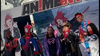 Anime NYC 2023 #anime #animenyc  #crunchyroll #cherribombcosplay #cherribomb #hazbinhotel