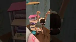 Smashing the Dollhouse #shorts #gaming #thesims4 #thesims2 #sims2 #sims4