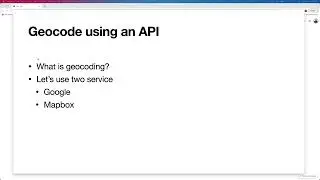 Video Demo: Geocoding Using Python and APIs