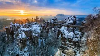 WINTER Sächsische Schweiz: ein Wintertraum